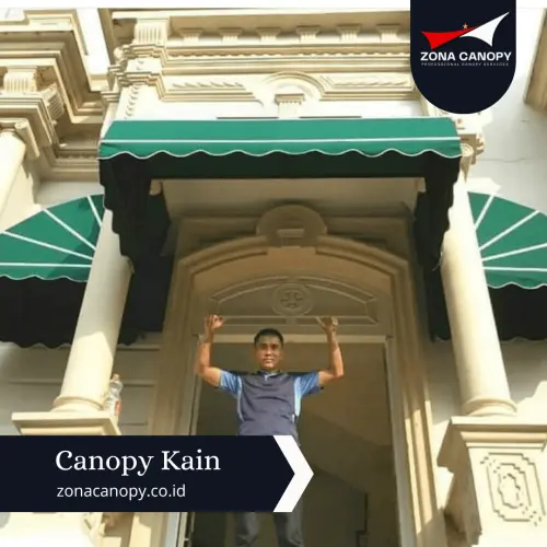 Canopy Kain Teras Rumah kalimalang